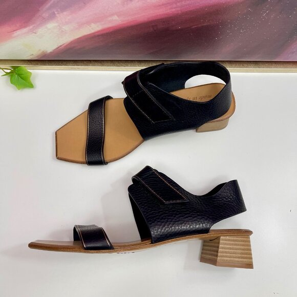 Pedro Garcia Zirel Slingback Block Heel Sandal in Black Size EU 37 / US 7 - Picture 8 of 15